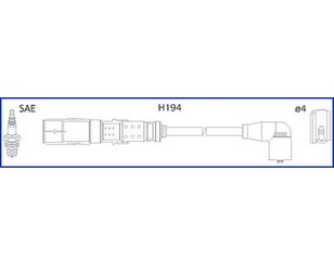 Провода высокого напряж. к-кт для Audi A4 [B5] 1994-2001 новый