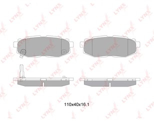 Колодки тормозные задние дисковые к-кт для Subaru Tribeca (B9) 2005-2014 новый