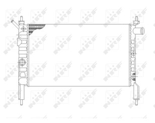 Радиатор основной для Opel Astra F 1991-1998 новый