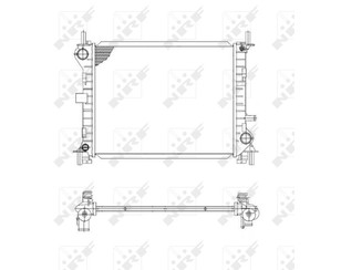 Радиатор основной для Ford Focus I 1998-2005 новый