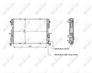 Радиатор основной для Land Rover Discovery II 1998-2004 новый