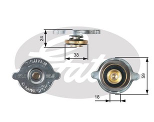 Крышка радиатора для Honda Civic 1983-1987 новый