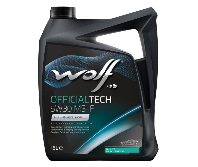 Масло WOLF OFFICIALTECH 5W30 MS-F 5L СИНТЕТИКА купить в ЕвроАвто
