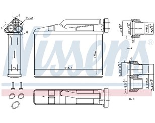 Радиатор отопителя для BMW X5 E53 2000-2007 новый