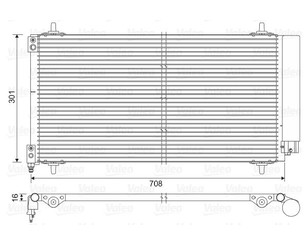 Радиатор кондиционера (конденсер) для Citroen C6 2006-2012 новый