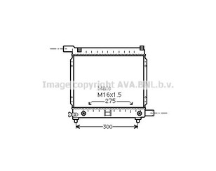 Радиатор основной для Mercedes Benz W124 1984-1993 новый