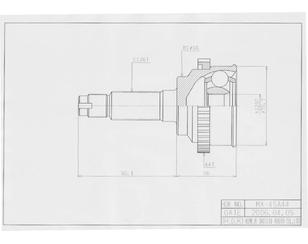 ШРУС наружный передний для Mazda 323 (BJ) 1998-2003 новый