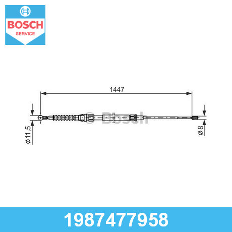 Трос стояночного тормоза