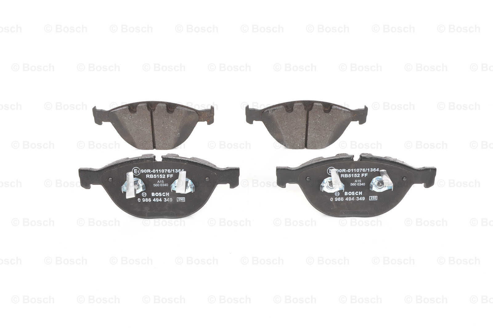 BOSCH 0986494349 Колодки тормозные передние к-кт
