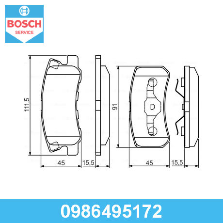 0986495172 BOSCH от 3034 руб. в Москве