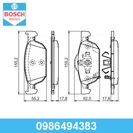 0986494383 BOSCH от 4141 руб. в Москве