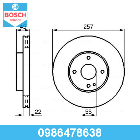 0986478638 BOSCH от 17441 руб. в Москве