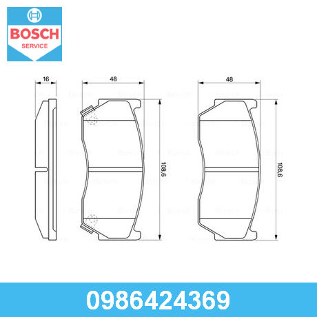 0986424369 BOSCH от 1272 руб. в Москве