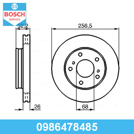 0986478485 BOSCH от 23254 руб. в Москве