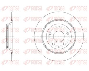 Диск тормозной задний для Mazda CX 5 2012-2017 новый