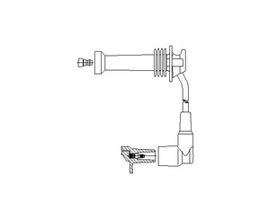 Провод высокого напряжения для Ford Fiesta 1995-2001 новый