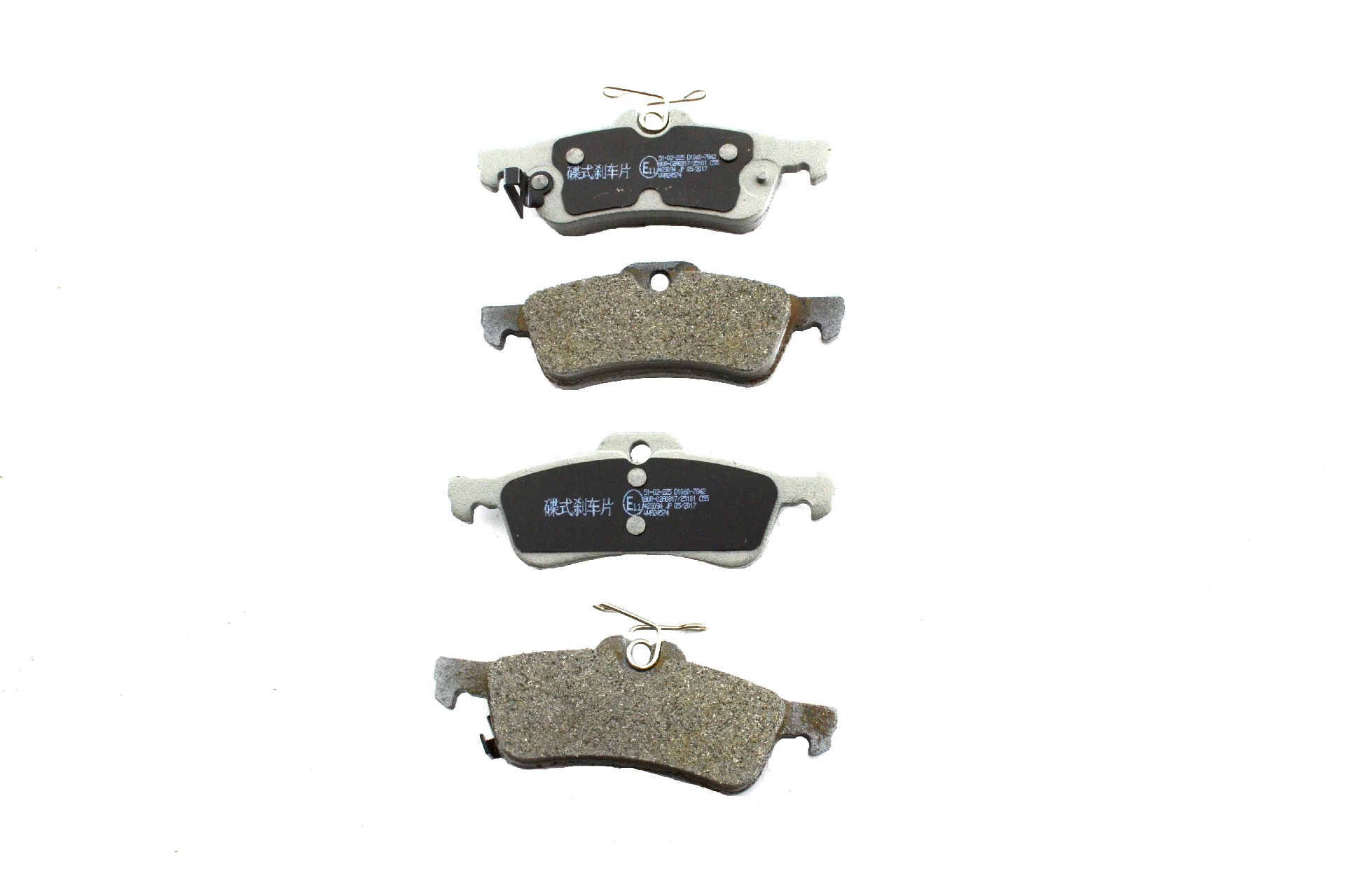 ASHIKA Колодки тормозные задние TOYOTA yaris ii (p90) 06--11