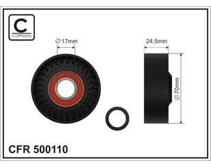 Ролик-натяжитель для BMW X5 E53 2000-2007 новый