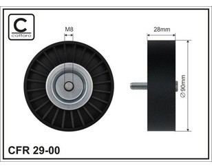 Ролик-натяжитель ручейкового ремня для Mercedes Benz R171 SLK 2004-2011 новый