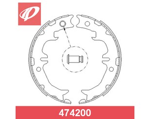 Колодки ручного тормоза к-кт для Toyota Avensis I 1997-2003 новый