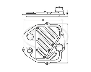 Фильтр АКПП для Opel Astra F 1991-1998 новый