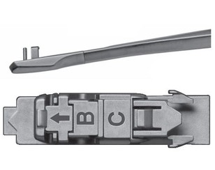 Щетка стеклоочистителя бескаркасная для Citroen C3 2009-2016 новый