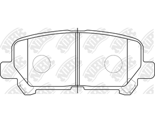 Колодки тормозные задние дисковые к-кт для Honda Pilot 2008-2015 новый