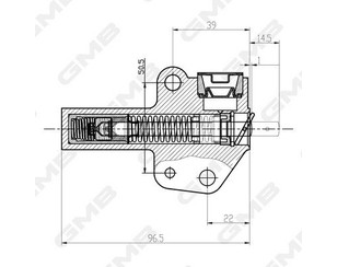 Натяжитель ремня для Hyundai Sonata IV (EF)/ Sonata Tagaz 2001-2012 новый