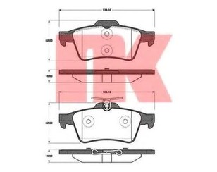 Колодки тормозные задние дисковые к-кт для Ford C-MAX 2010-2019 новый