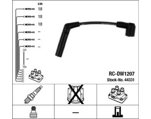 Провода высокого напряж. к-кт для Chevrolet Spark 2005-2010 новый