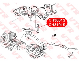 Стойка заднего стабилизатора левая для Chevrolet Trail Blazer 2001-2010 новый