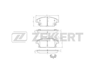 Колодки тормозные передние к-кт для Chevrolet Tracker/Trax 2013> новый