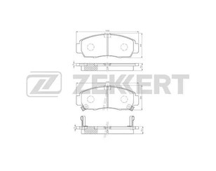 Колодки тормозные передние к-кт для Honda Legend 1996-2006 новый