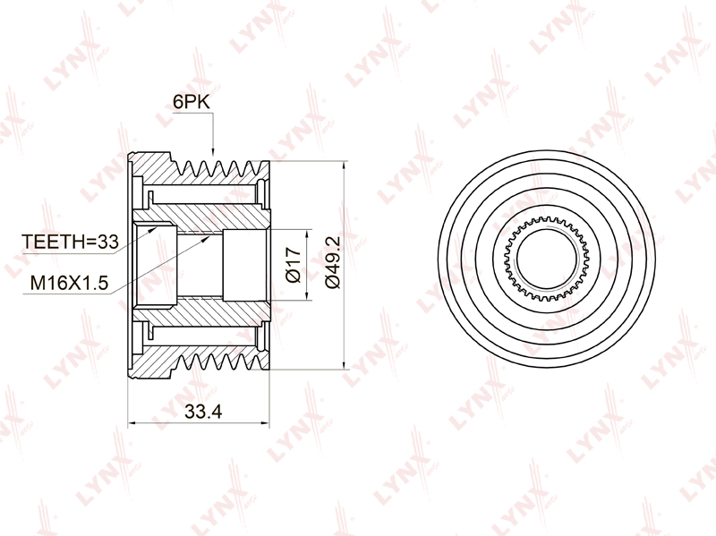 Шкив генератора