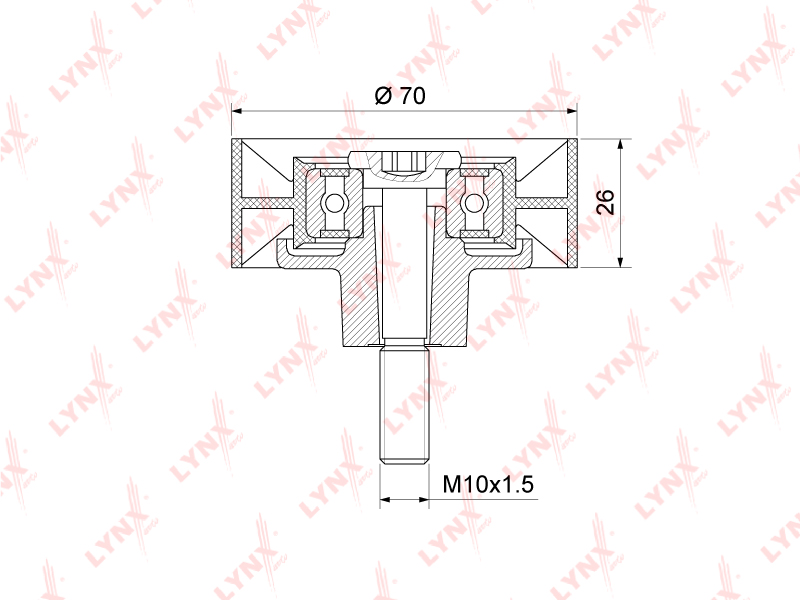 Ролик дополнительный руч. ремня