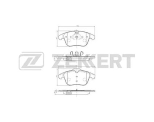 Колодки тормозные передние к-кт для Land Rover Freelander 2 2007-2014 новый