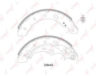 Колодки барабанные к-кт для Ford Focus III 2011-2019 новый