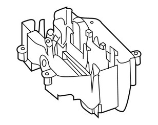 Корпус блока предохранителей для BMW 5-serie E60/E61 2003-2009 новый