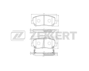Колодки тормозные передние к-кт для Mazda CX 5 2012-2017 новый