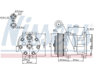 Компрессор системы кондиционирования для Renault TRUCK Magnum DXI 2005-2008 новый