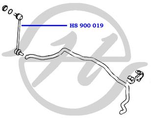 Стойка переднего стабилизатора для Opel Meriva 2003-2010 новый