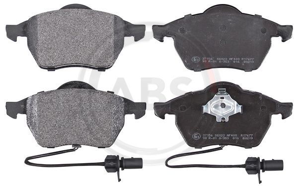 Колодки передние Audi A4 (8D2, B5) (01/95-11/00), A4 (8E2, B6) (12/00-10/04), A4 (8EC) (11/04-10/07)