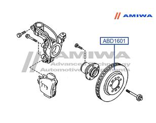 Диск тормозной передний вентилируемый для Mazda Mazda 3 (BL) 2009-2013 новый