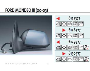 Зеркало левое электрическое для Ford Mondeo III 2000-2007 новый