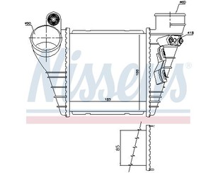 Интеркулер для Audi A3 (8L1) 1996-2003 новый