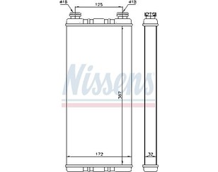 Радиатор отопителя для Mercedes Benz TRUCK ACTROS I 1996-2002 новый