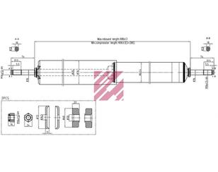 Амортизатор передний Масляный для DAF CF 2001-2013 новый