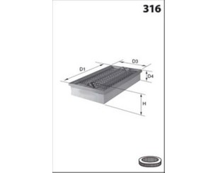 Фильтр воздушный для Mercedes Benz W124 E-Klasse 1993-1995 новый
