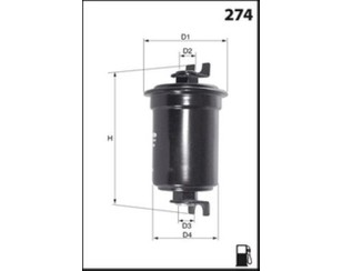 Фильтр топливный для Honda Civic (EJ, EK Sed+3HB) 1995-2001 новый