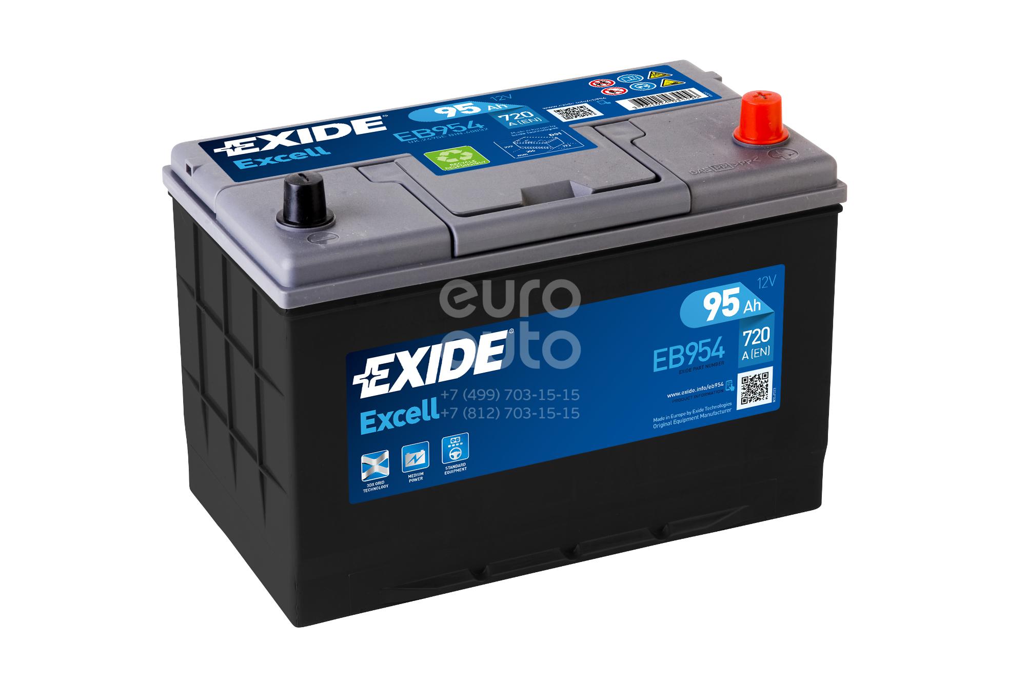 EB954 Exide Аккумулятор от производителя по спец цене купить в Симферополе